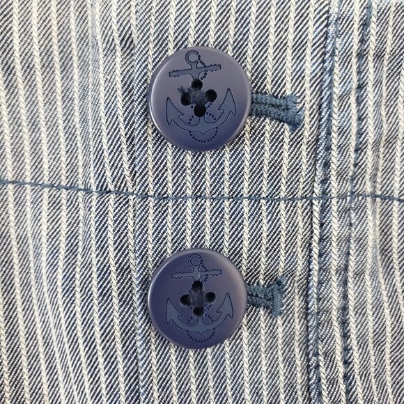 NWT Talbots Lyocell Blend Striped Sailor Pants Size 16W Petite - Picture 6 of 7